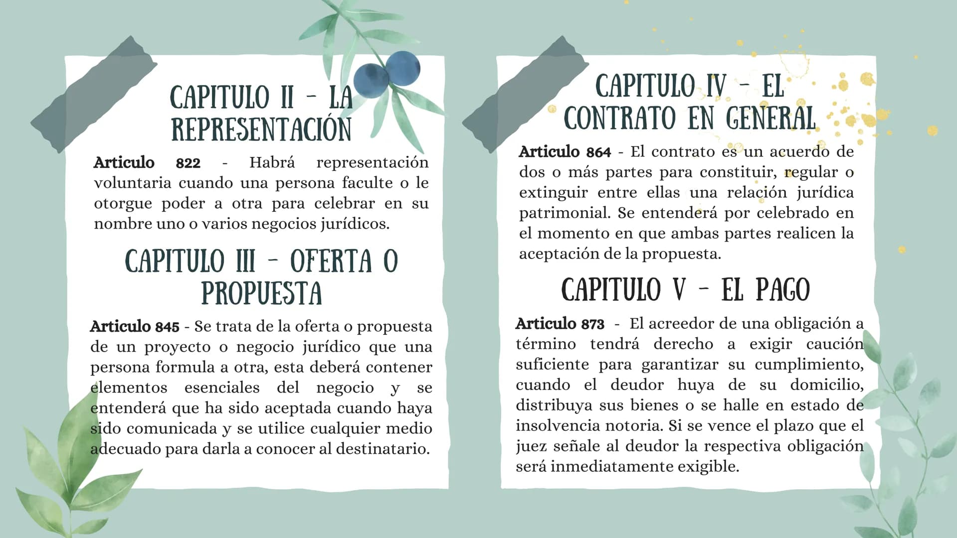 # LIBRO CUARTO
# CÓDIGO DE COMERCIO INDICE
• Obligaciones en general.
• Compraventa y permuta.
• Contratos.
• Fiducia.
• Cuenta corriente.