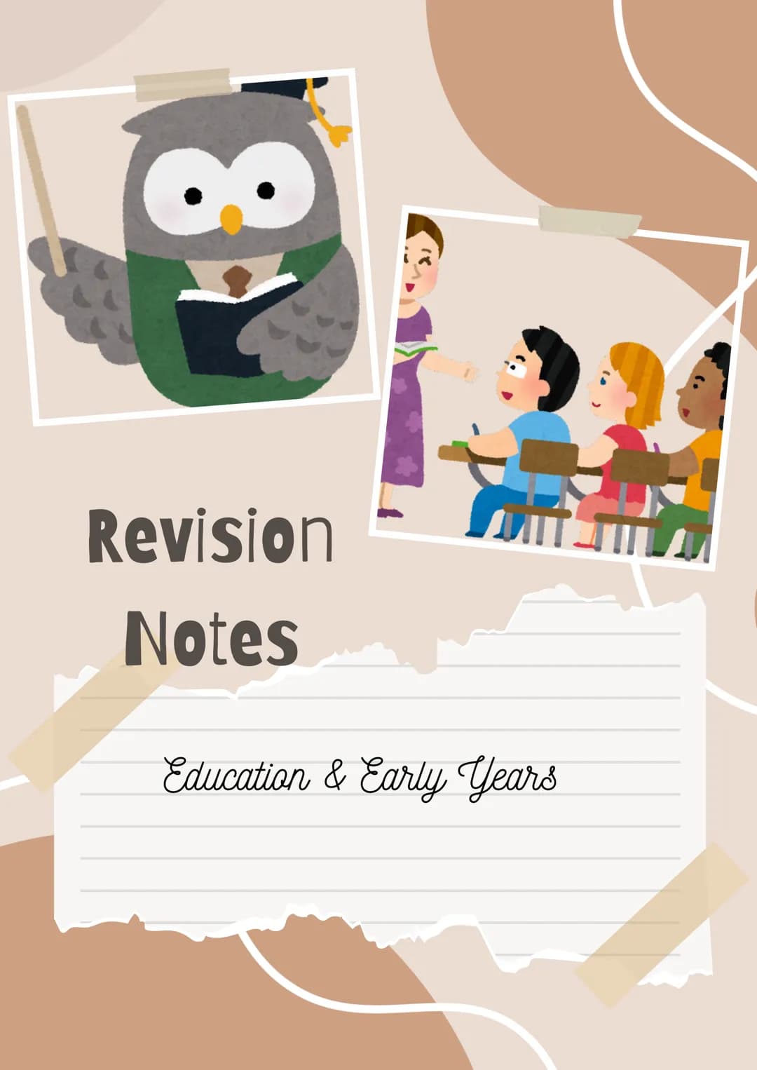 # Revision
# Notes
_Education & Early Years_ TYPES OF SETTINGS
Statutory/Maintained
A maintained educational setting is a school or nurser