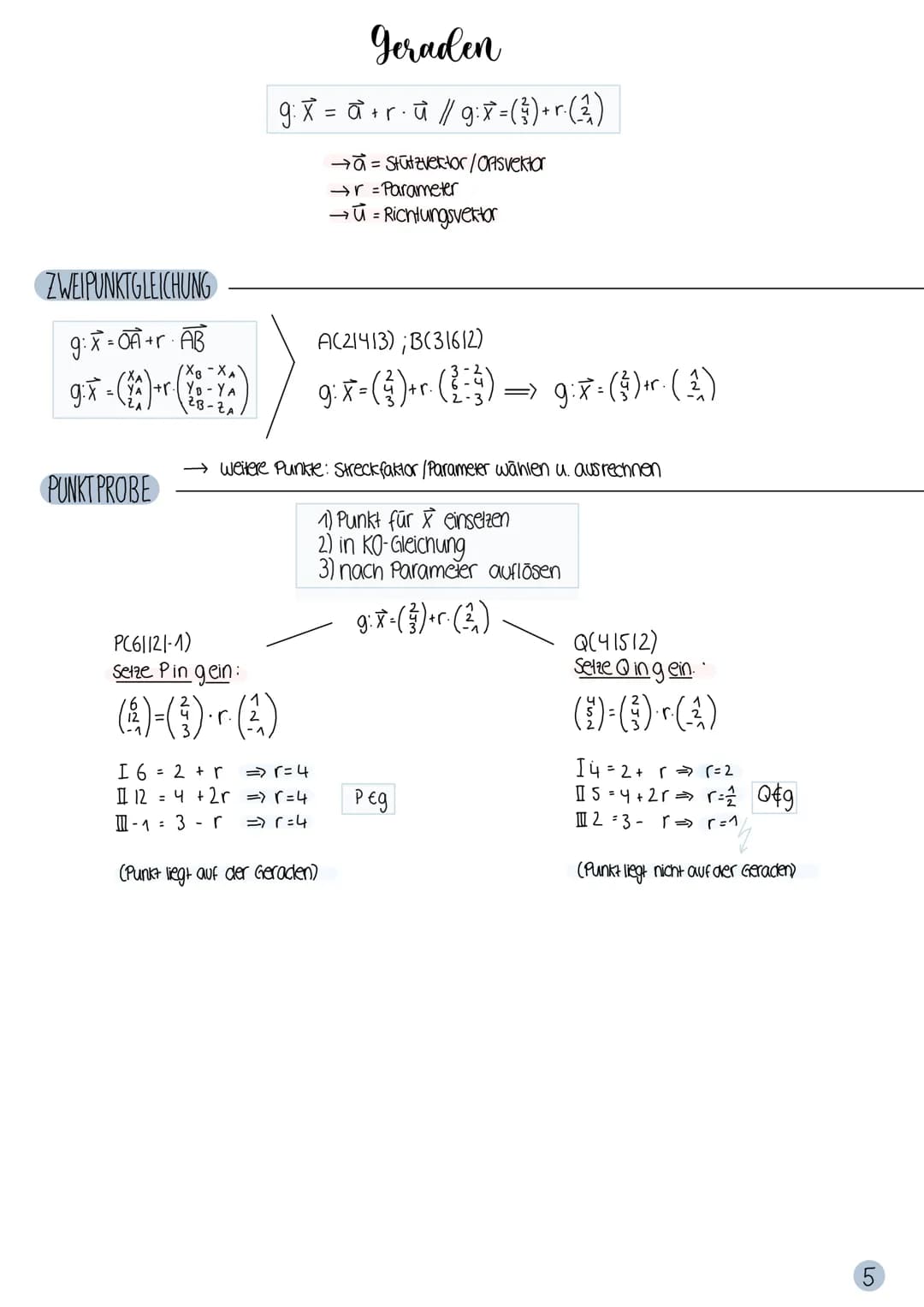 Lineare Algebra &
Analytische Geometrie
Q2 # Lineare gleichungssysteme
## AQUIVALENZUMFORMUNG
→ 2Gleichungen können vertauscht werden
→