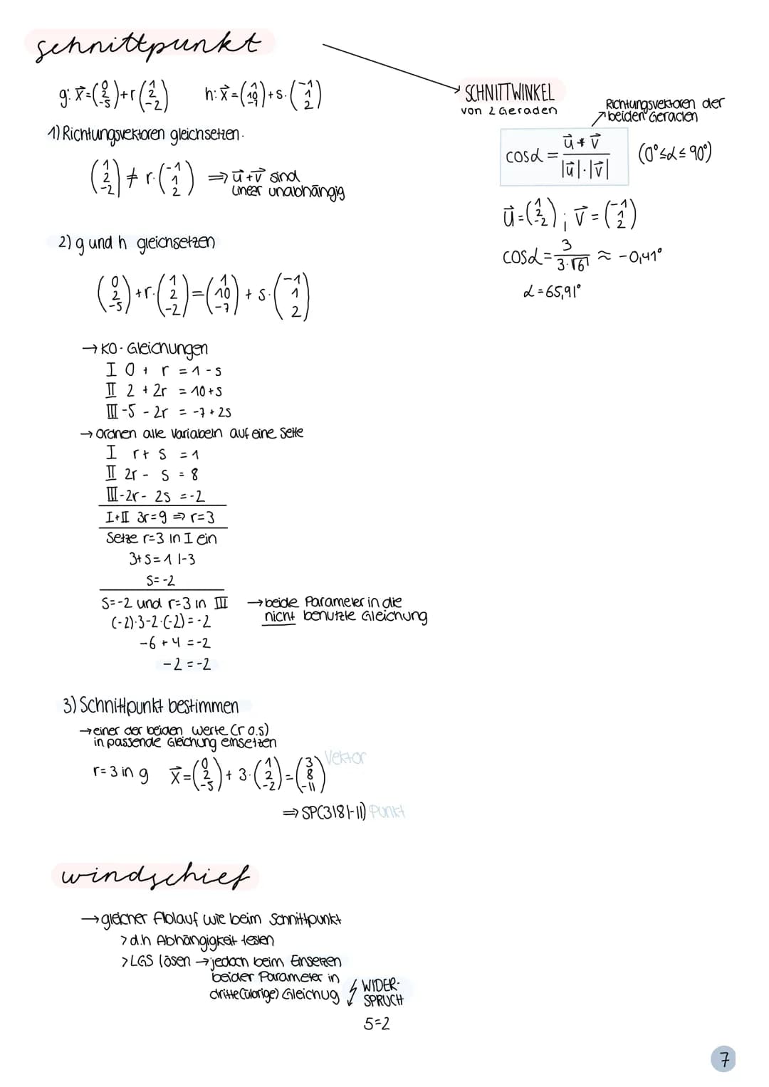 Lineare Algebra &
Analytische Geometrie
Q2 # Lineare gleichungssysteme
## AQUIVALENZUMFORMUNG
→ 2Gleichungen können vertauscht werden
→
