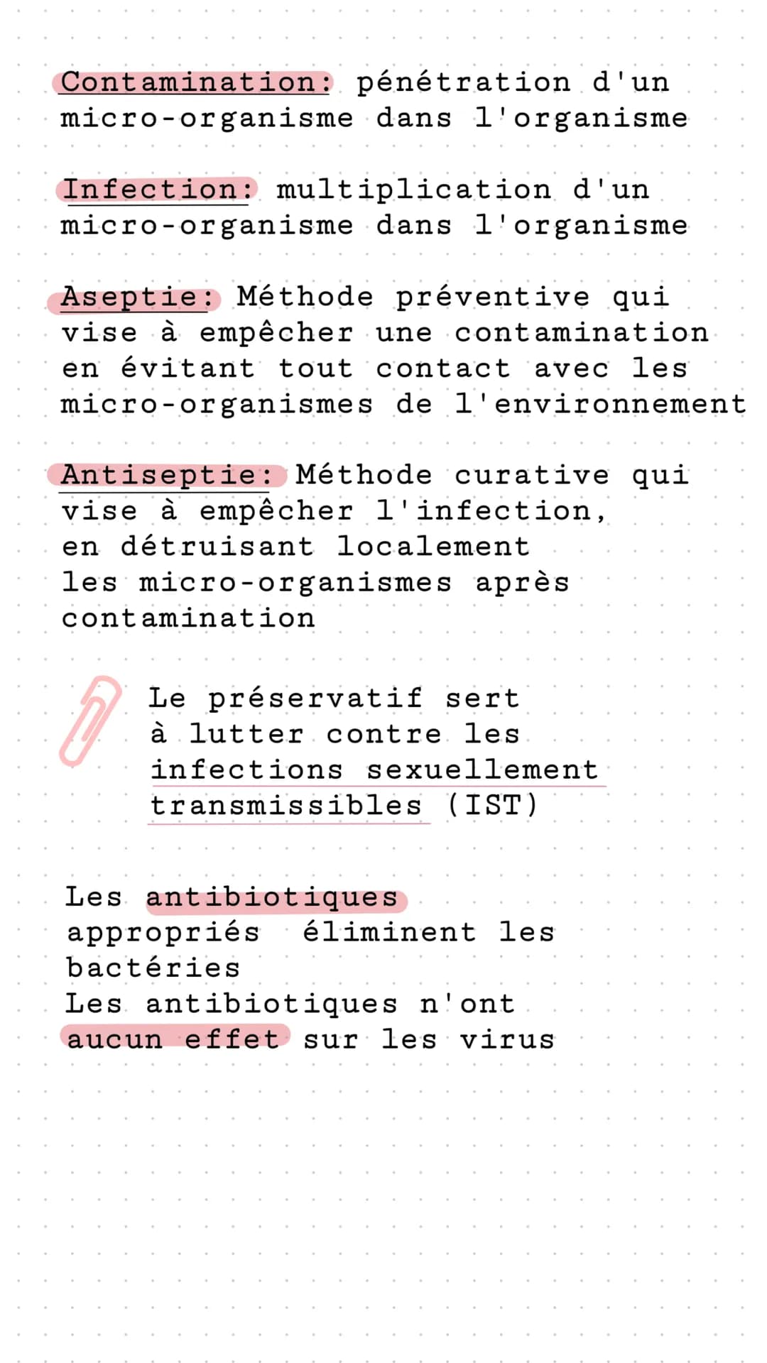 H$\,\rightarrow$SVTH
Le risque microbien
membrane
noyau
cytoplasme
Dessin d'observation d'une paramécie
au microscope (x400)
* virus
