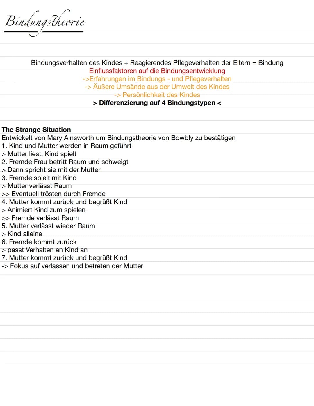 # Bindungstheorie
Nach Bowlby, Roberston und Ainsworth
Umfassendes Konzept der Entwicklung der Persöhnlichkeit
Was besagt die Bindungsthe