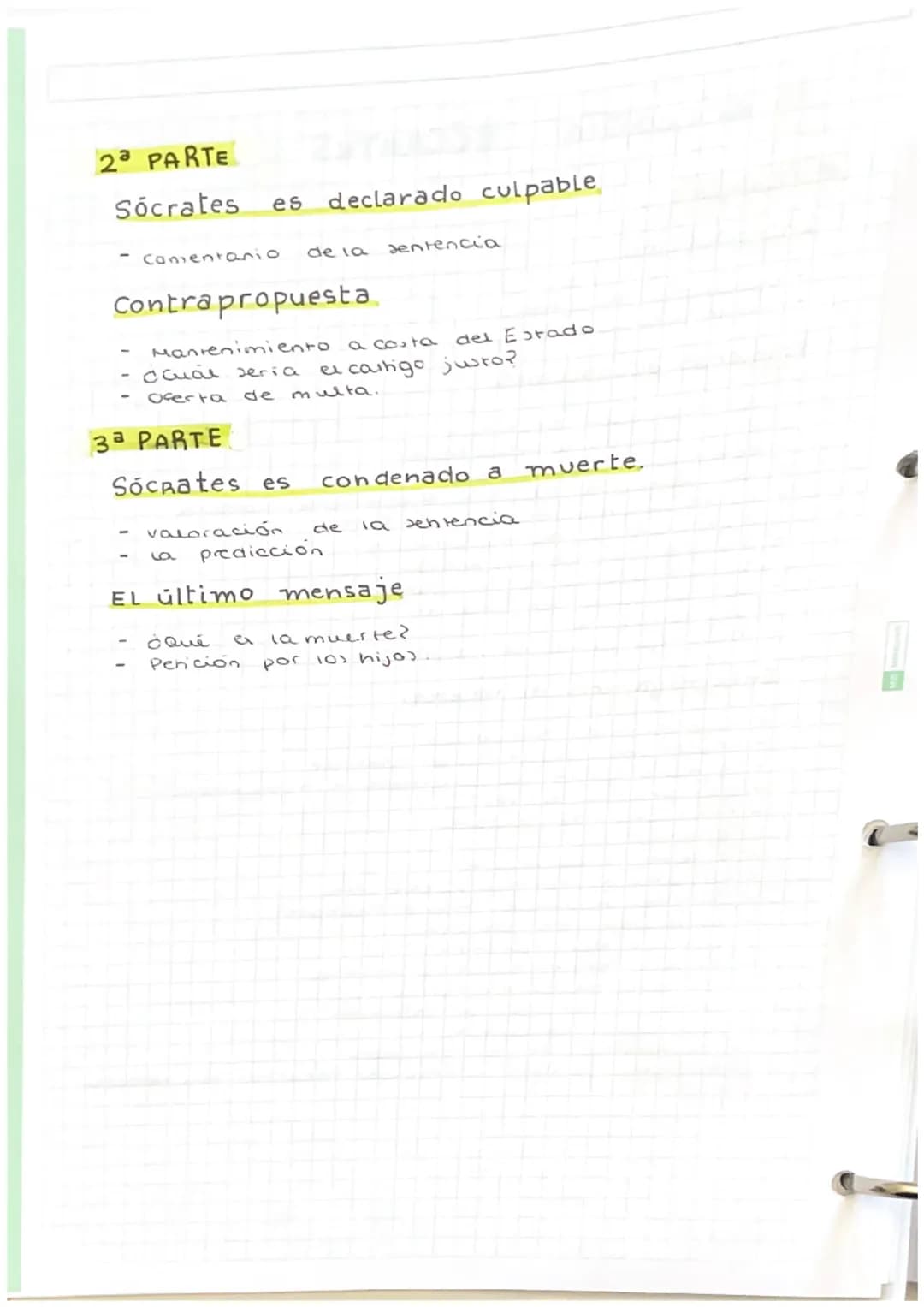 APOLOGIA SOCRATES
1ª PARTE
Introducción
- cualidades del orador
- Estilo del alegato
Primeras acusacioneS
- 10) awado anonimos
- El ori
