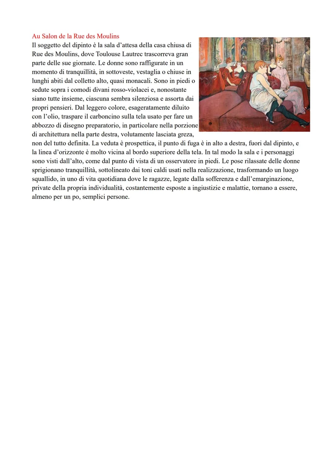 # POST-IMPRESSIONISMO
Dopo l'impressionismo occorreva un processo di ricerca quasi infinito che divenne sempre più
personale. Caratteristic