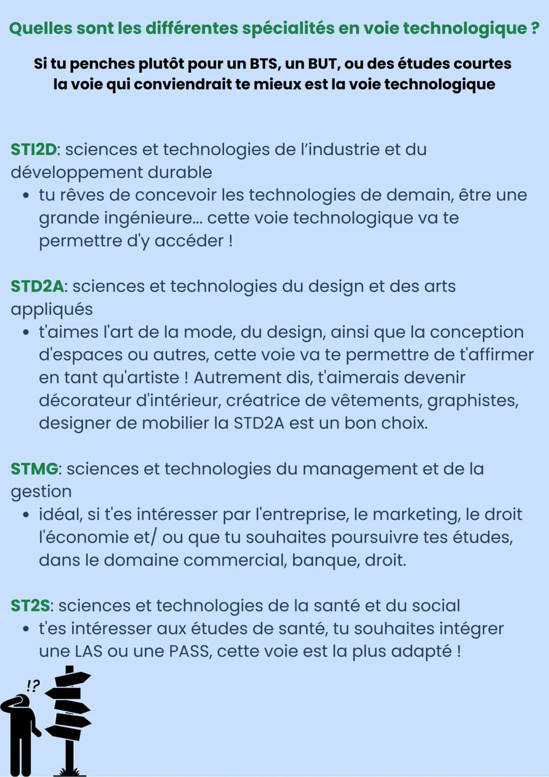 # ORIENTATION
Quelles sont les différentes spécialités proposé
dans les lycées et lesquelles me correspondrait ?
Avant de choisir les spéc