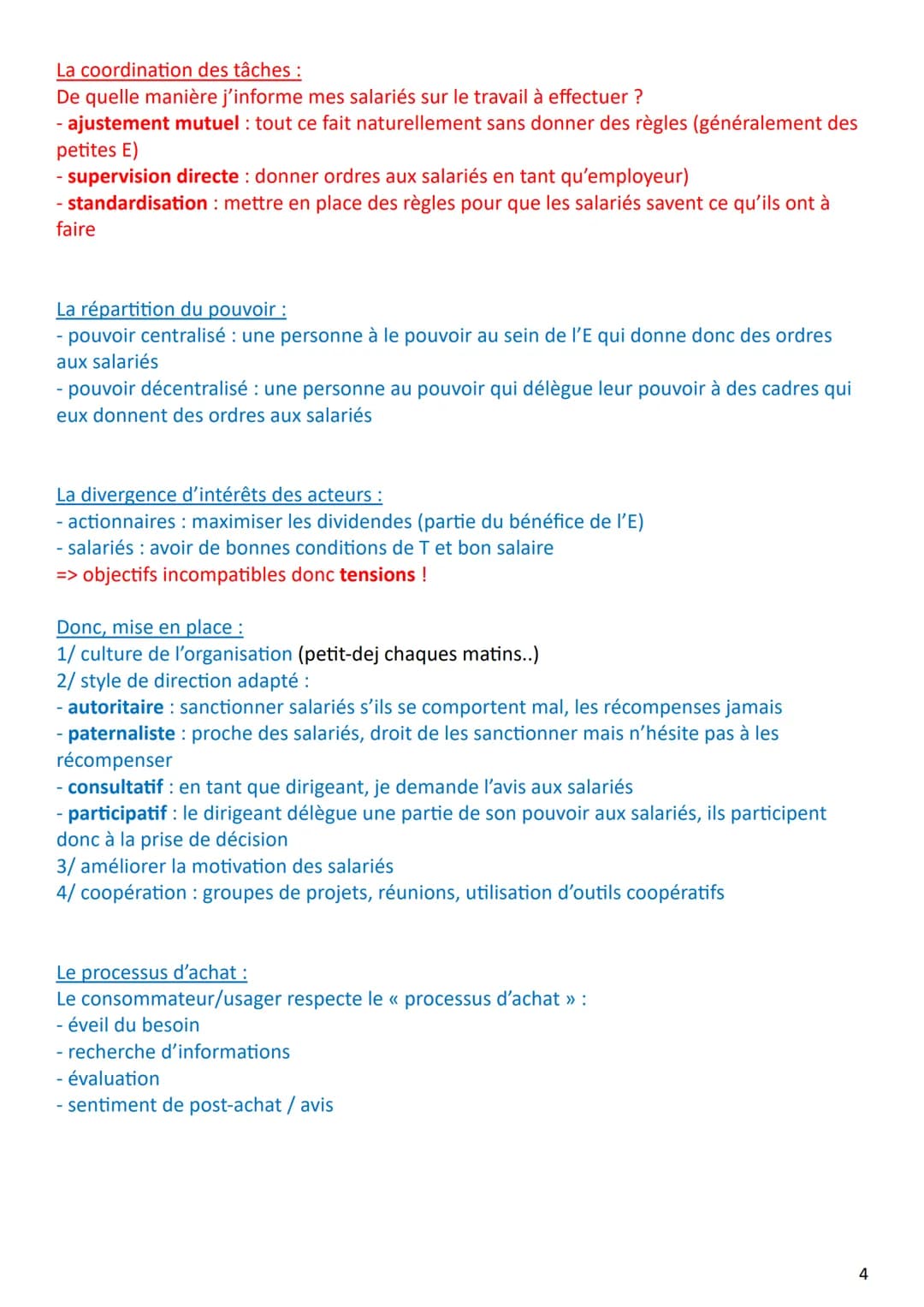 RÉVISIONS MSDGN - PRG TERMINALE
- Les produits
La démarche marketing:
- on étudie le marché: quantitative, qualitative, documentaire
Stra