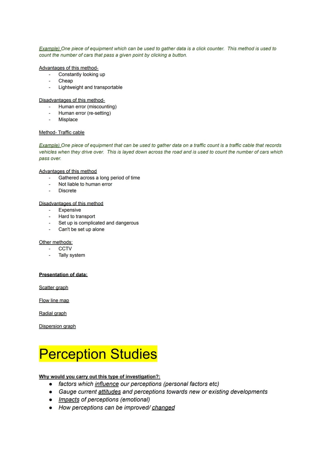 # Pedestrian and traffic surveys
Why would you carry out this type of investigation?:
Pedestrian survey:
- Data can be used by businesses