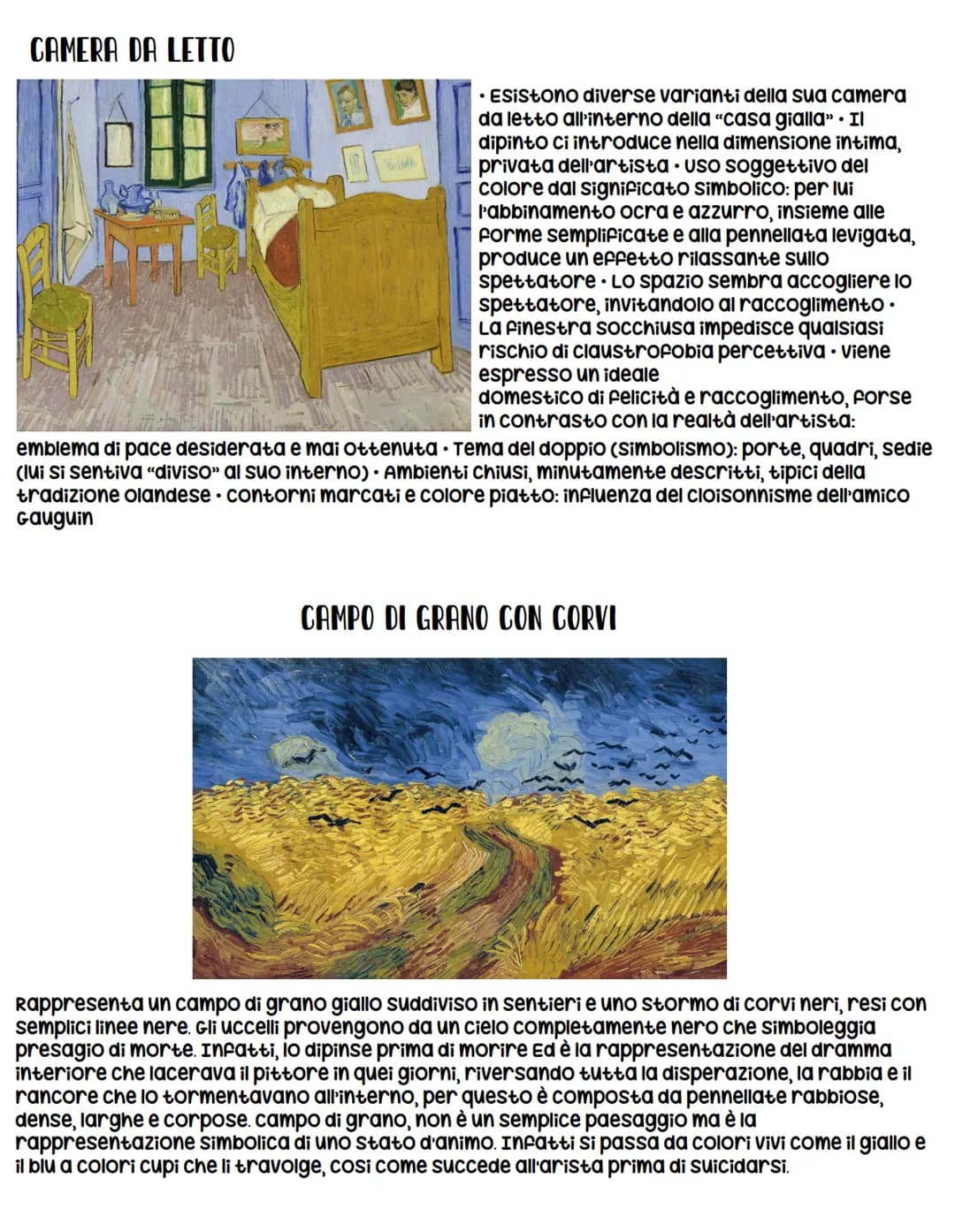 # Post impressionismo
se l'impressionismo era stato la tendenza a rappresentare non un soggetto in particolare,
ma ciò che si presentava ag