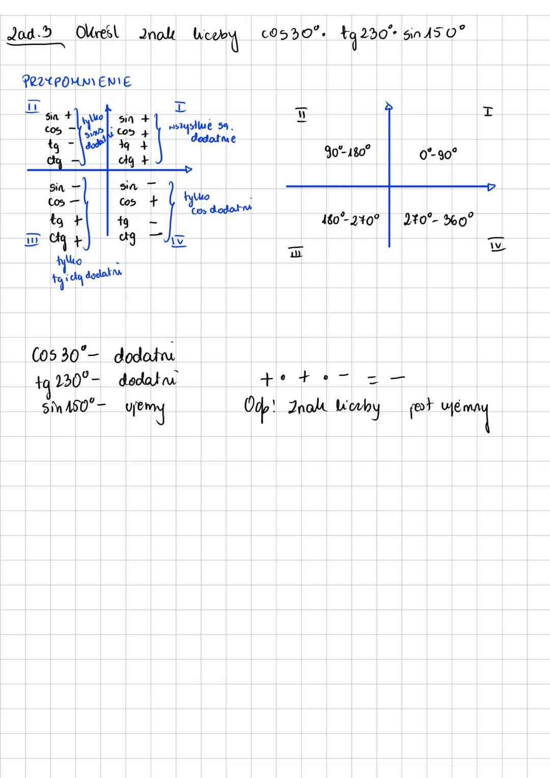 # TRYGONOMETR
(ZADANIA)
PRZYPOMNIENIE
THIERDZENIE PITAGORASA
C
a
a²+b²=c²
b
FUNKCJE TRYGONOMETRYCZNE
sin$\alpha$= $\frac{a}{c}$ sin$\b