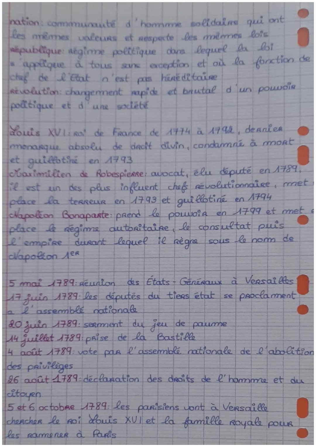 # histoire: L'europe boulversée par la Révolution française
Vocabulaire et mots clefs:
assemblé constituante: assemblé de député dont la
m