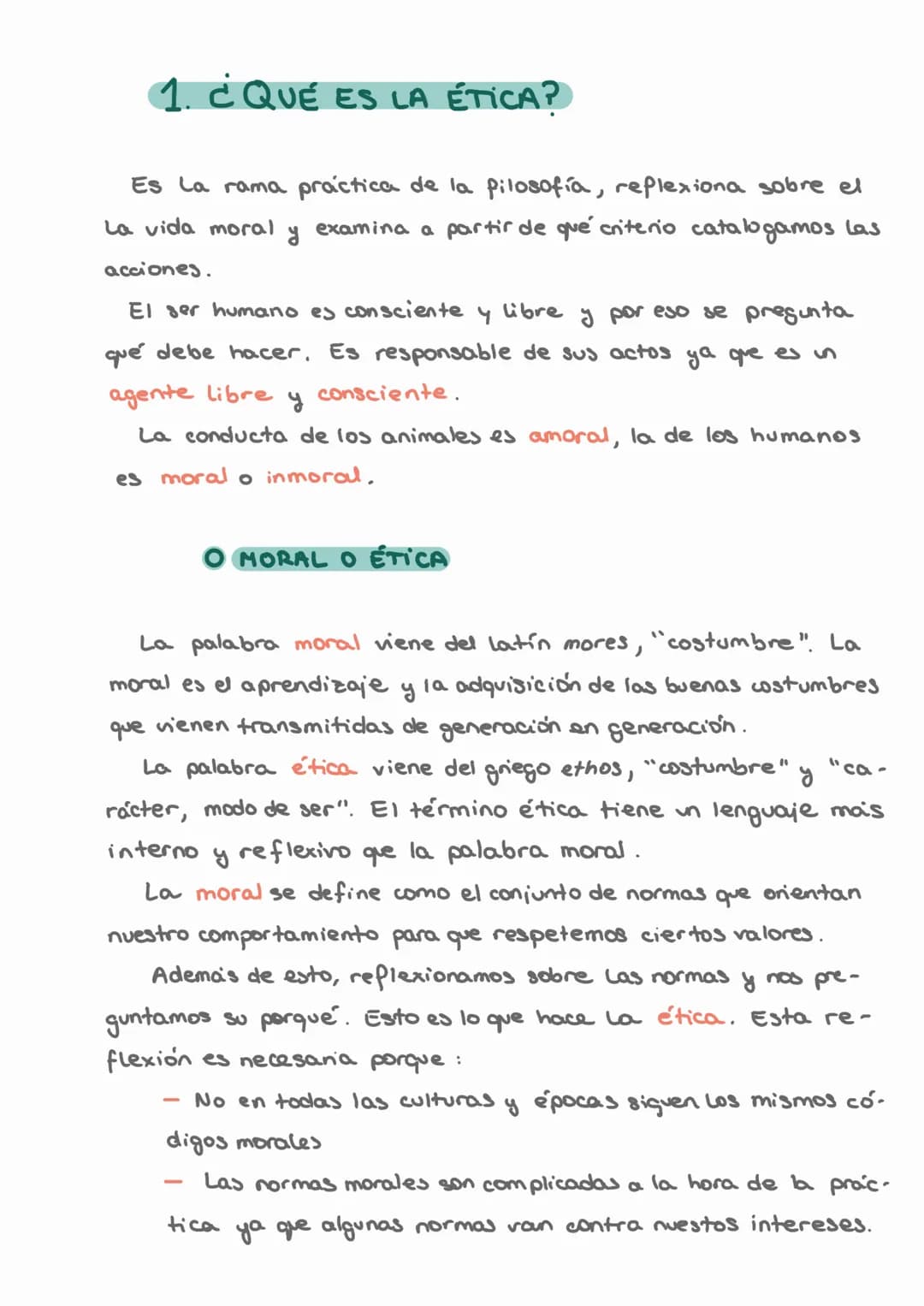 # 1. ¿QUÉ ES LA ÉTICA?
Es La rama práctica de la pilosofía, replexiona sobre el
La vida moral y examina a partir de qué criterio catalogamo