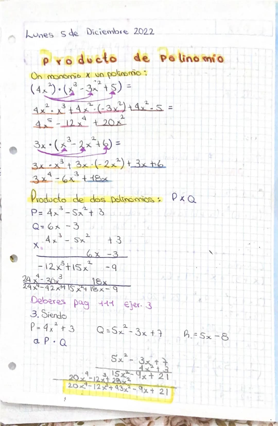 Operaciones con moromios
Suma = los que son semejantes es decir los que
tienen la misma parte literal
7x² + 5x² = 12x²
8x + 5 + 2x = 10x +