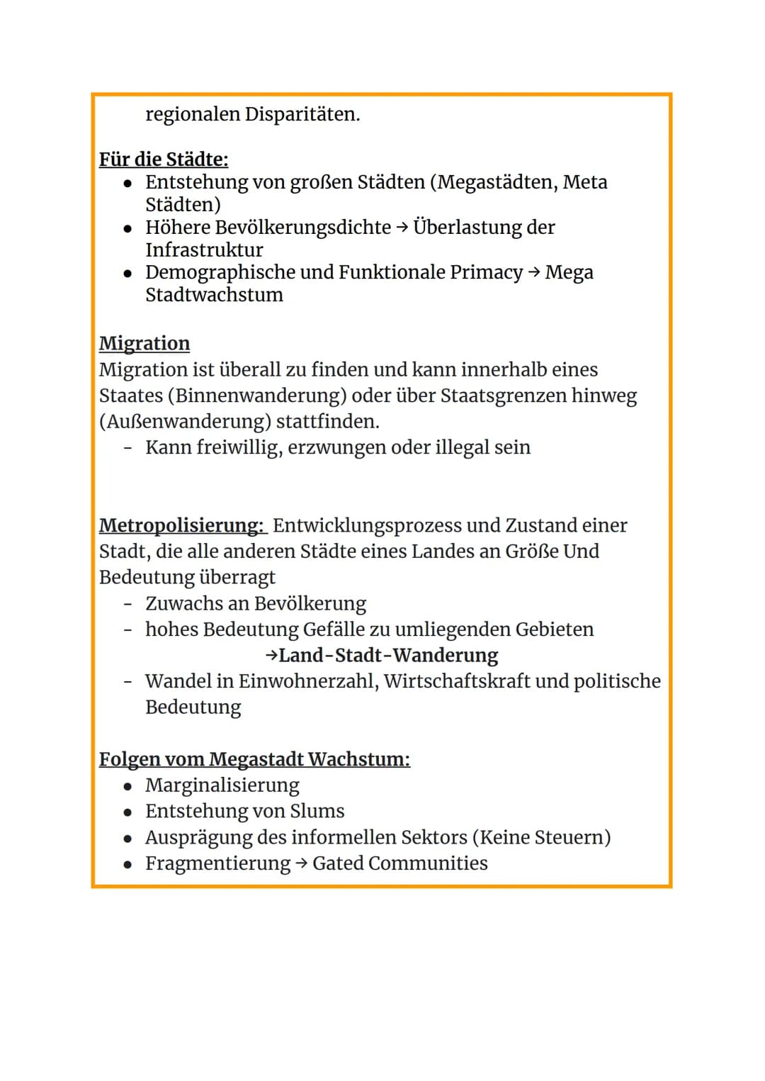 # Stadtentwicklung und Stadtstrukturen
Stadttypen:
Stadt: Stadtrecht ab. 2.000 Einwohner
Landstadt: 2.000-5.000 Einwohner
Kleinstadt: 5.