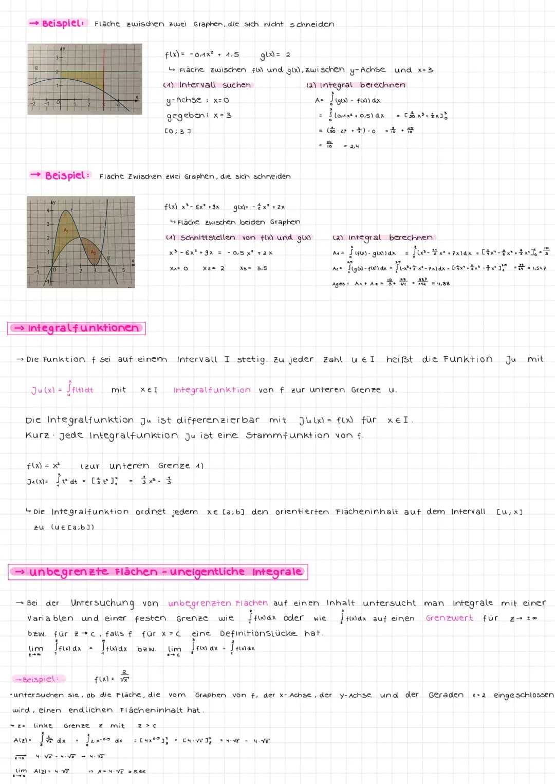 # 1. ANALYSIS
(a) Eigenschaften ganzrationaler Funktionen
→ Ableitung:
Achse
x-Achse
f(x)
Nullstelle Extremstelle Wendestelle
f'(x)
N