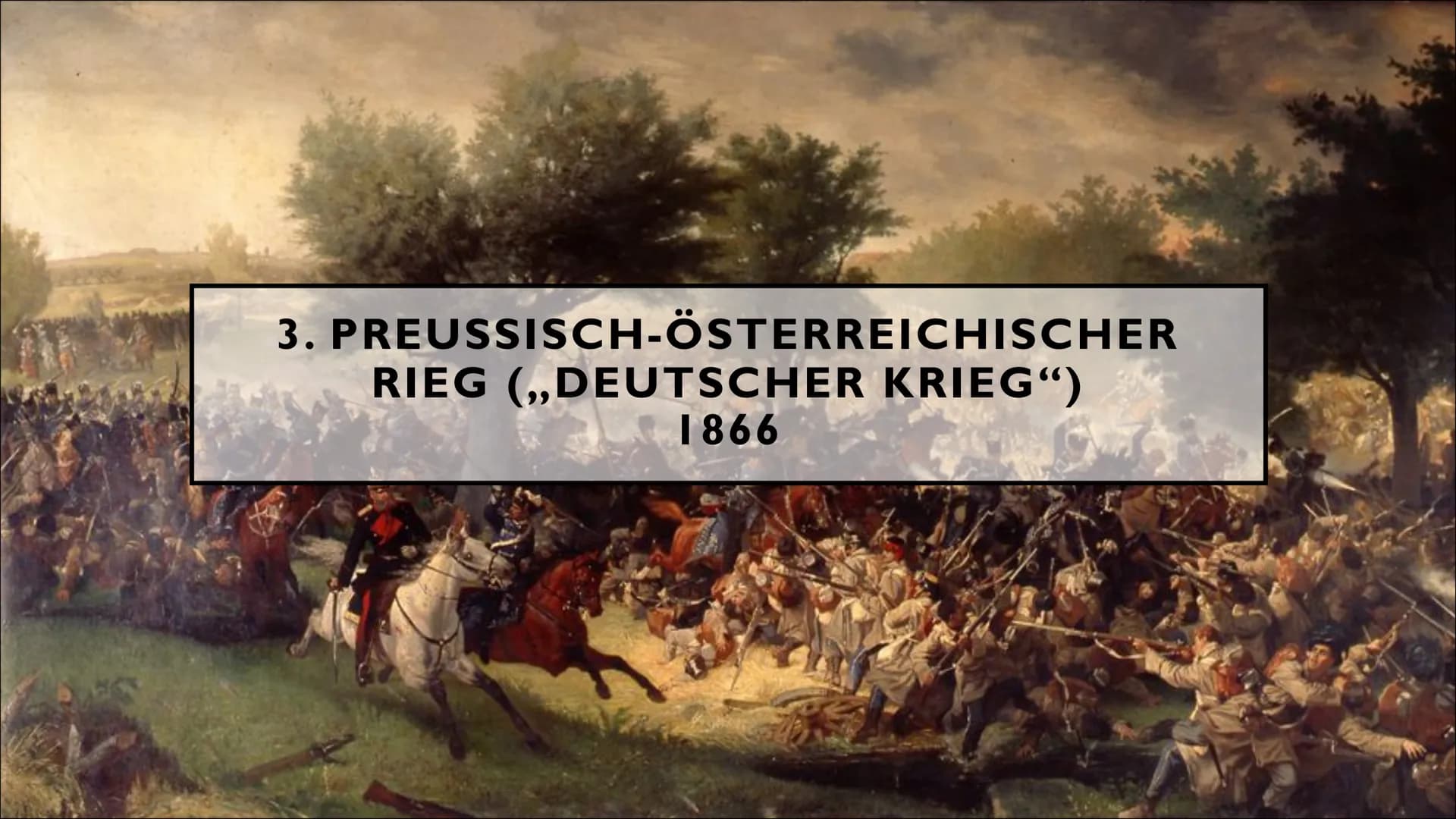 # DIE EINIGUNGSKRIEGE
DEUTSCHLANDS UNTER OTTO VON
BISMARCK # GLIEDERUNG
* 1. Ausgangslage
* 2. Deutsch-Dänischer Krieg
* 3. Preußis