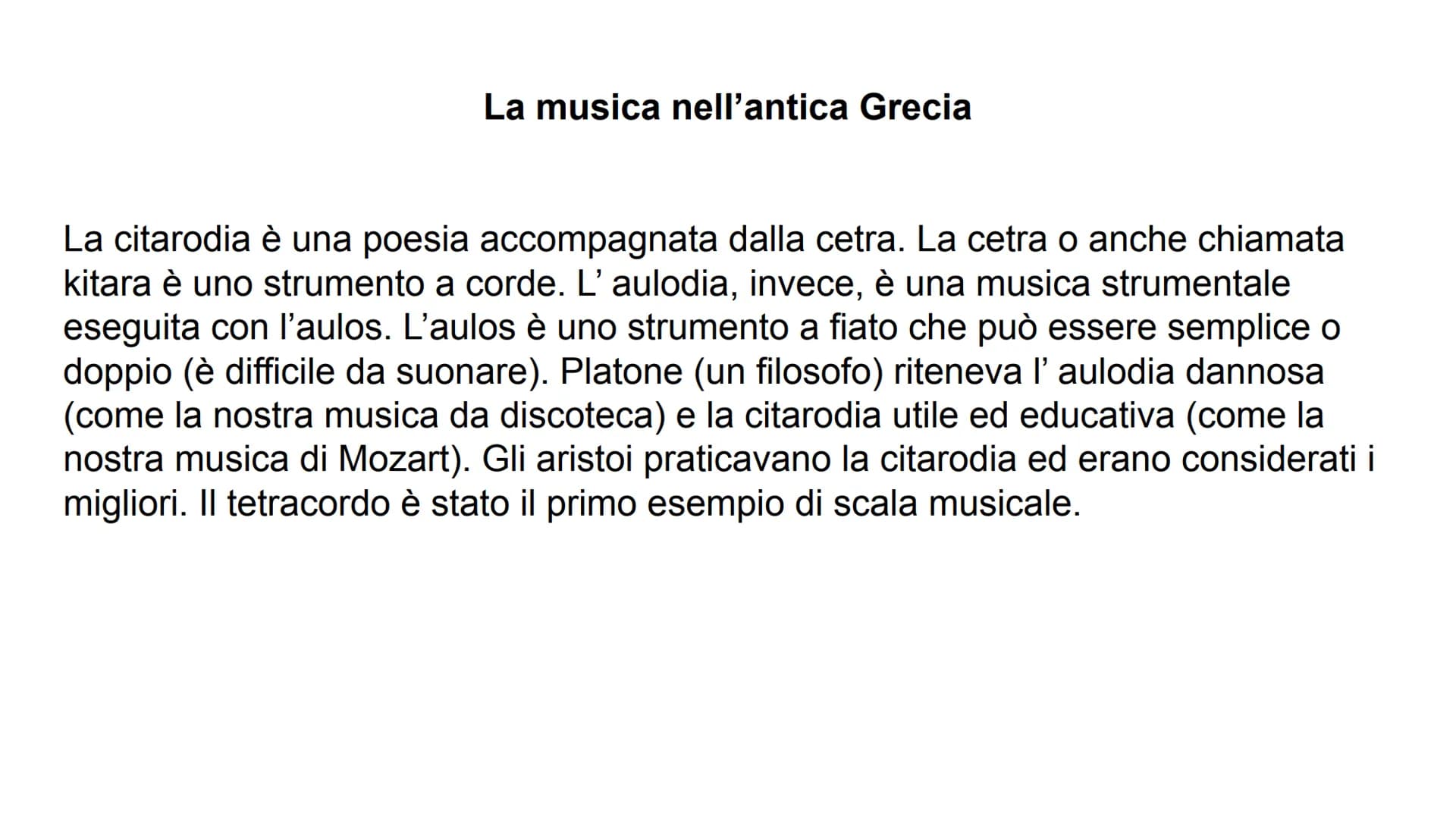 # La musica nell’ antichità # Prima della musica
Prima non c'erano i dischi, YouTube, la batteria ... però, la musica fu comunque
inventata