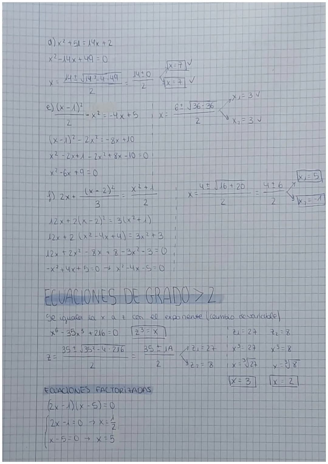 # TEMA 9: ECUACIONES
# ECUACIONES DE 1° GRADO
Una ecuación es de primer grado con una incognita si puede
expresarse en la forma:
$ax+b=0$