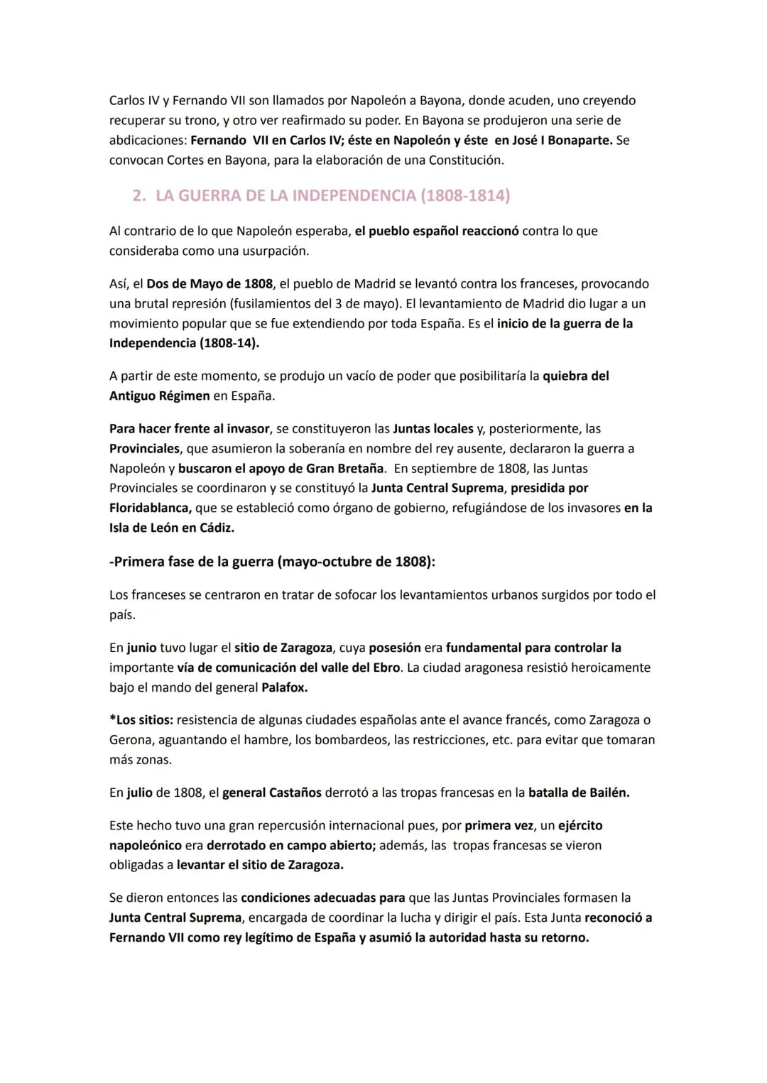 # LIBERALISMO FRENTE A ABSOLUTISMO
1. LA OCUPACIÓN NAPOLEÓNICA
En 1788 asciende al trono Carlos IV que tendrá que afrontar el estallido de