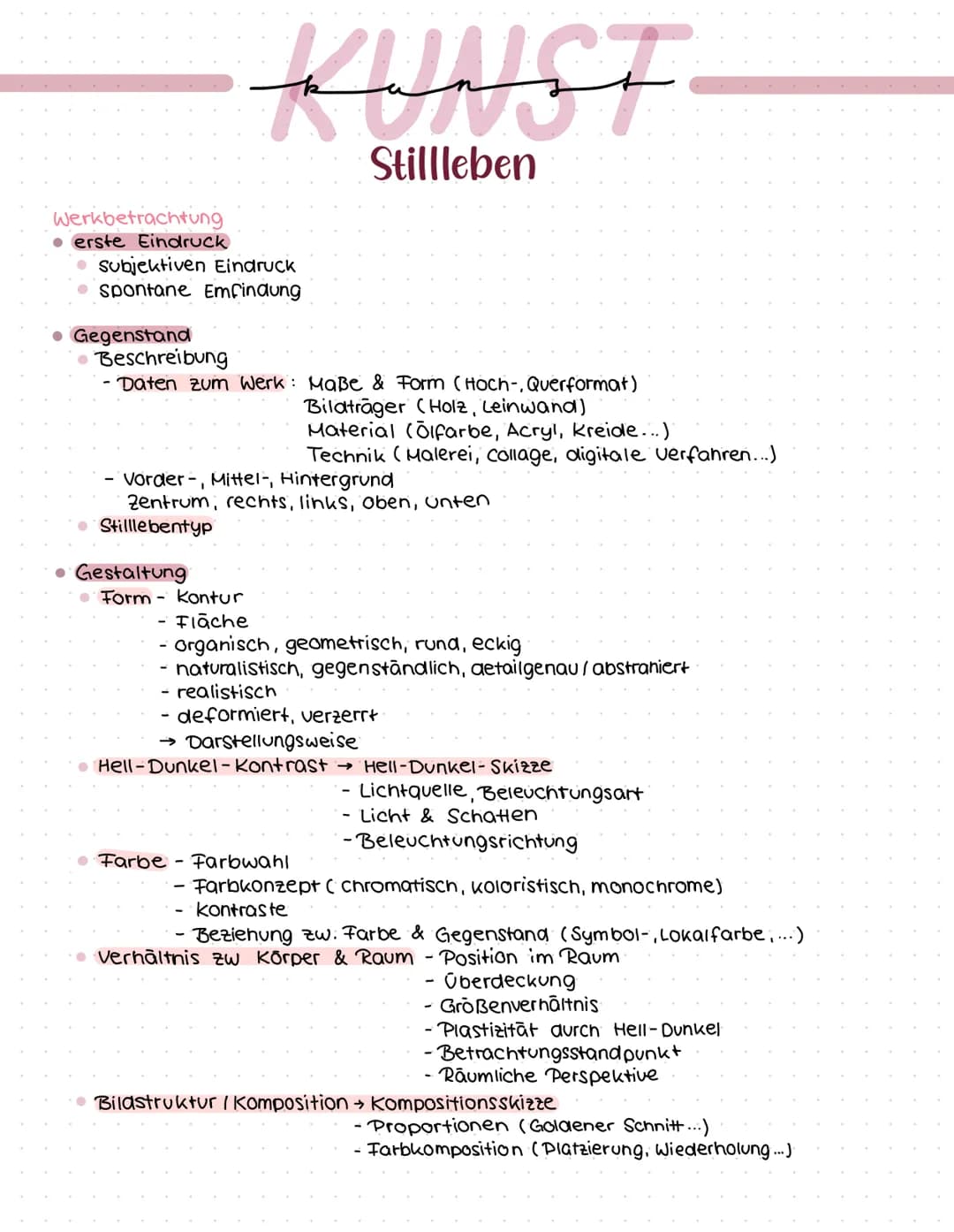 # KUNST
Stillleben
Welche Funktionen hat Kunst?
* aesthetische Funktion
religiós / symbolisch
* politisch / militārisch
re