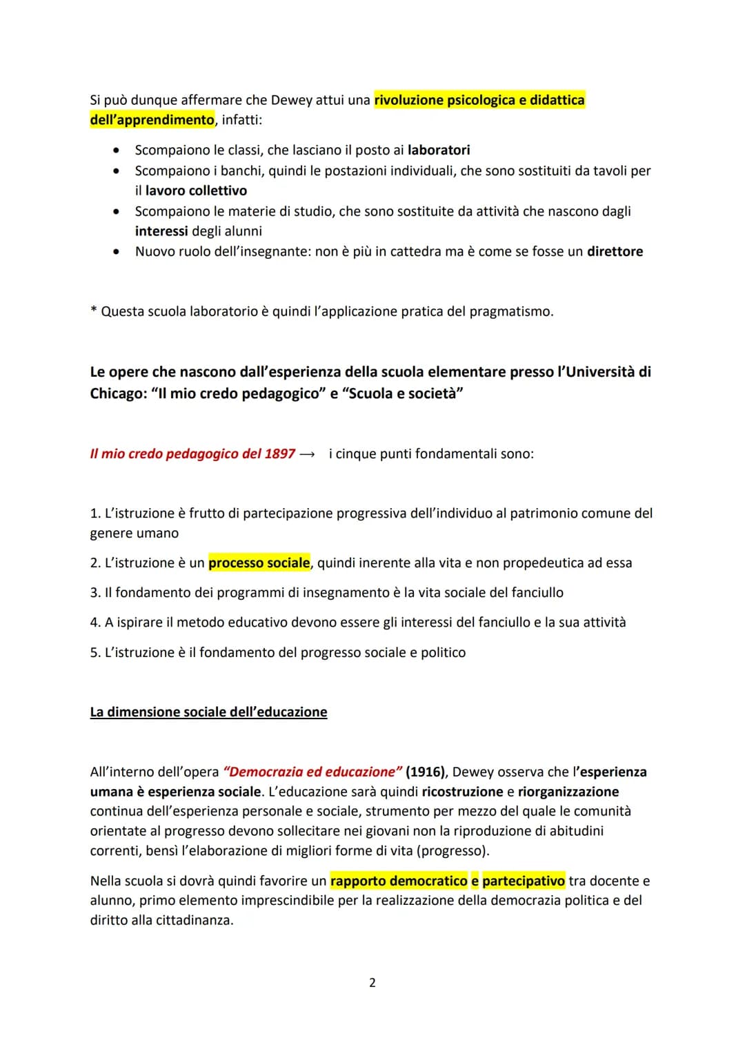 # L'attivismo pedagogico
Che cos'è?
Con il termine attivismo ci riferiamo ad un insieme di studi
e di esperienze che vanno di pari passo e