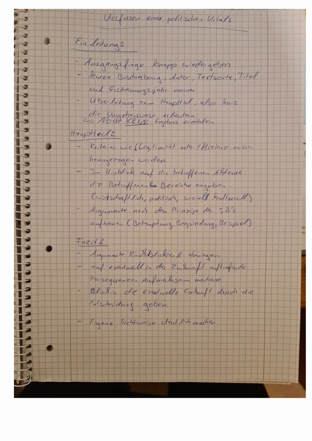 # Verfassen einer politischen Uitals
Ein ledung
- Ausgangsfinge knapp wiedergeben
- kurze Beschreibung. Autor, Textsorte, Tiled
und Ersche