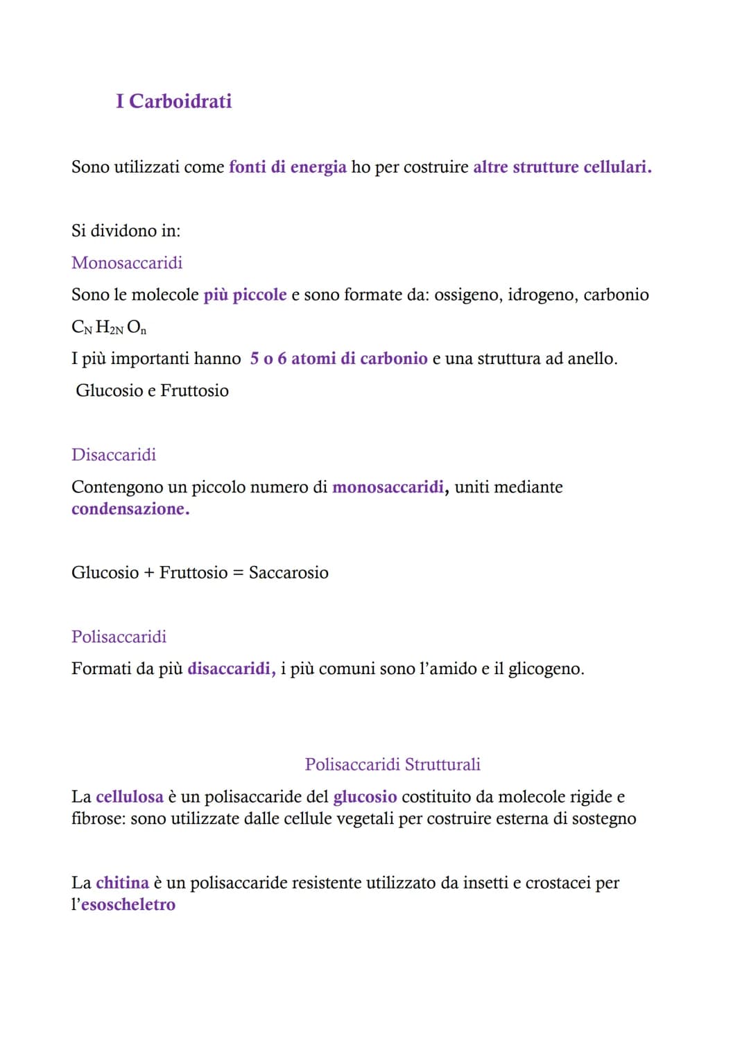 # Le Biomolecole
Una biomolecola è un composto chimico che riveste un ruolo importante negli
esseri viventi. Sono composte essenzialmente d