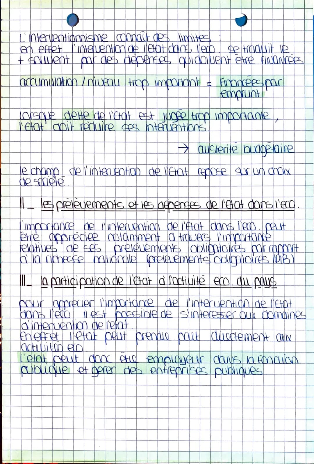Theme 1
chapitre 1
Tstmg
I' intervention de l'etat dans l'economie
l'etat joue un role variable selon l'époque et les pays.
dans l'economi