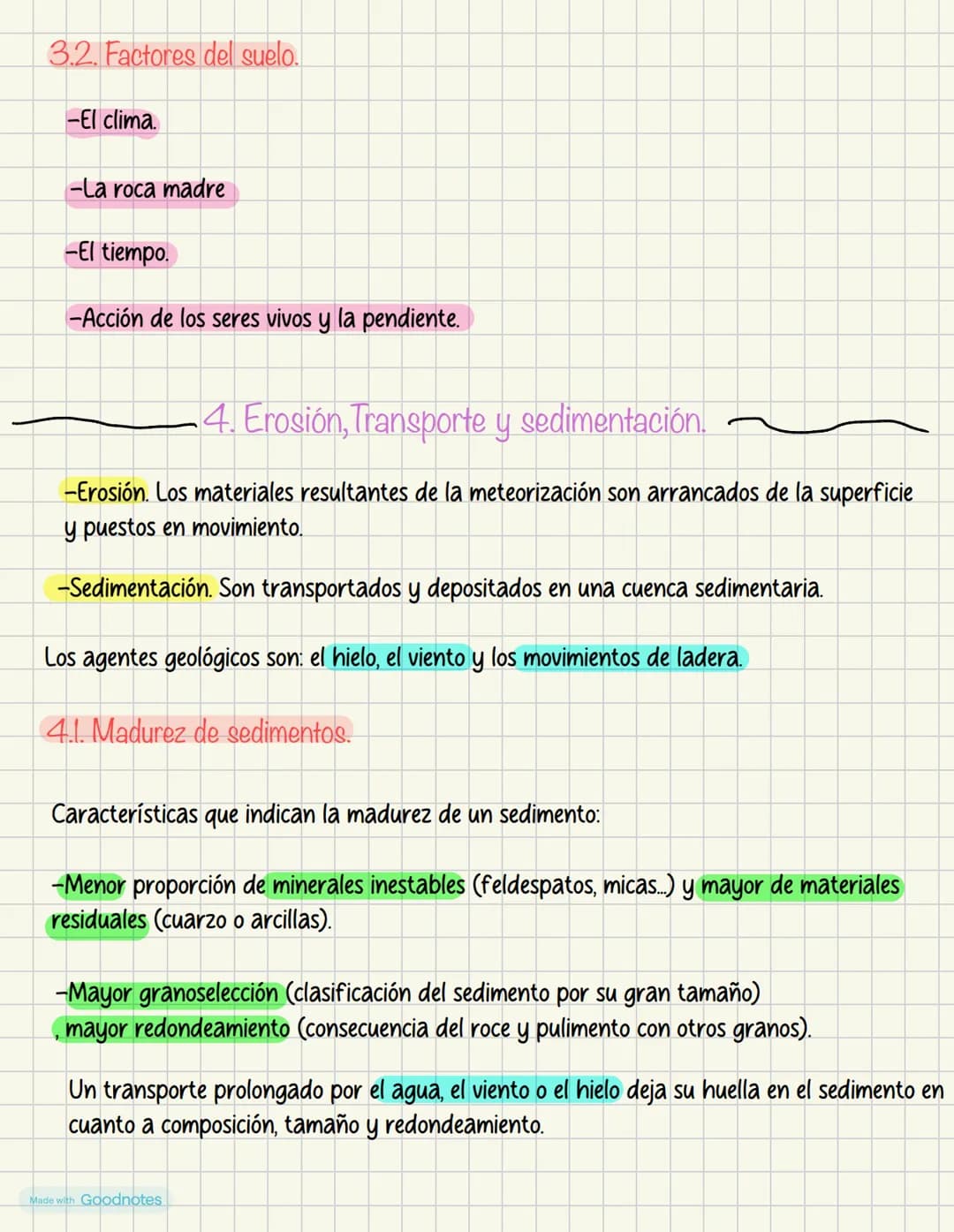 # Procesos geológicos externos
2.LA METEORIZACIÓN
La meteorización es la alteración o descomposición que experimentan las rocas cerca de
l