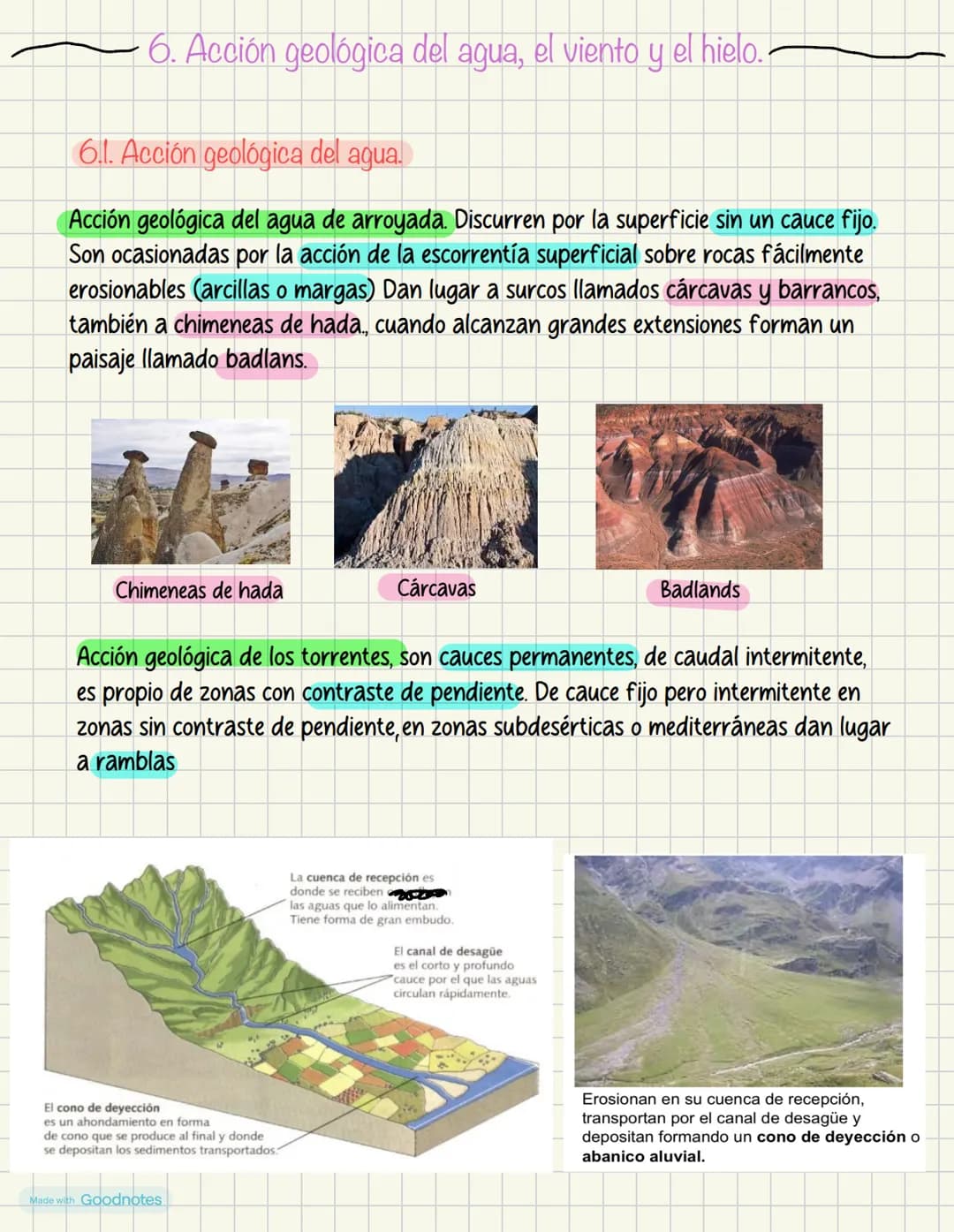 # Procesos geológicos externos
2.LA METEORIZACIÓN
La meteorización es la alteración o descomposición que experimentan las rocas cerca de
l