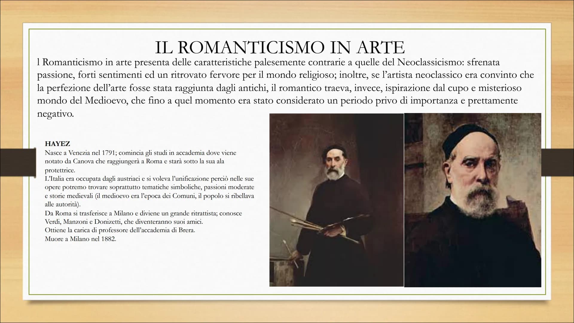 # IL ROMANTICISMO
Sapienza Anna Chiara 3B 2021/2022 Alessandro Manzoni
Manzoni nacque a Milano
nel 1785.
I suoi genitori erano
Conte Piet