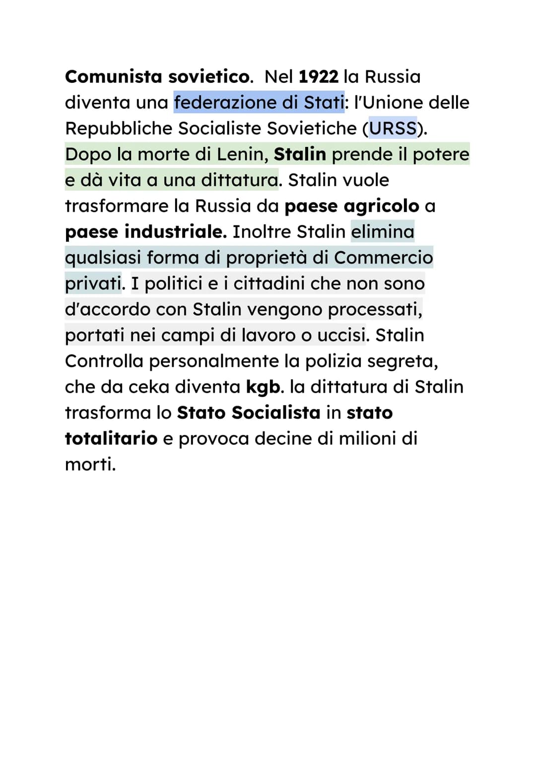 # LA RIVOLUZIONE RUSSA E LO STALINISMO
Nel 1917 la situazione in Russia è disastrosa. in
febbraio, a pietrogrado le autorità decidono
di co