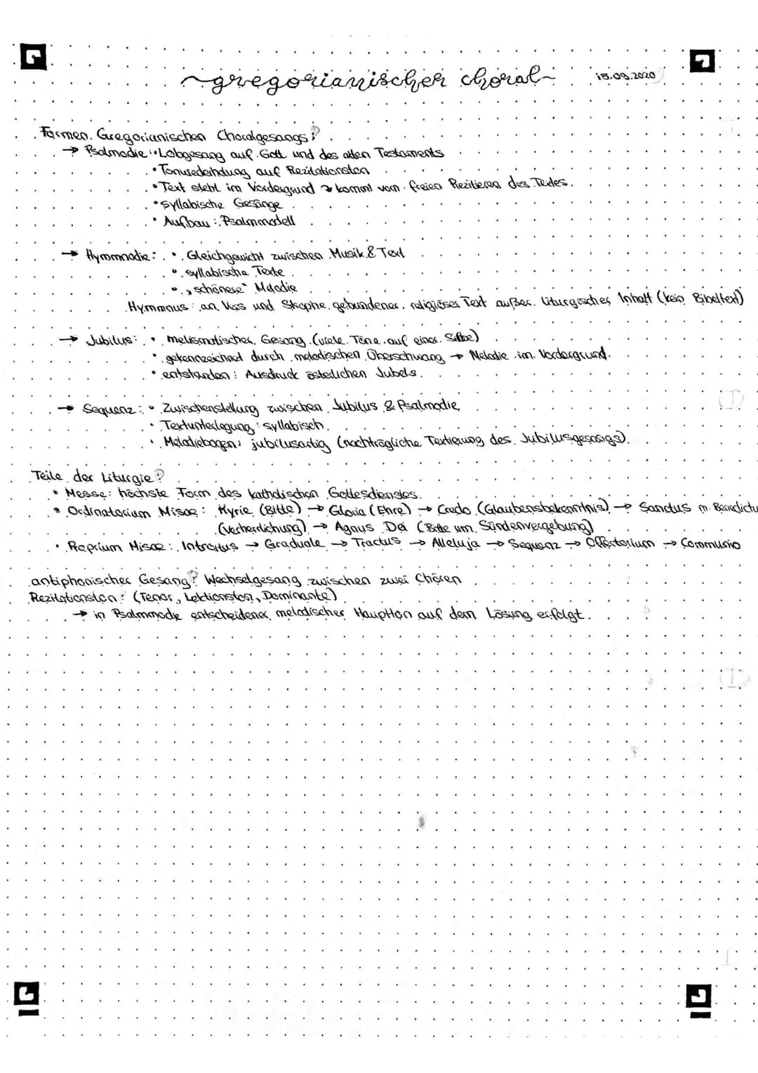 <p>Der Gregorianische Choral leitet sich von Papst Gregor I. ab und ist ein einstimmiger, lateinischer Gesang für die Liturgie in der katho