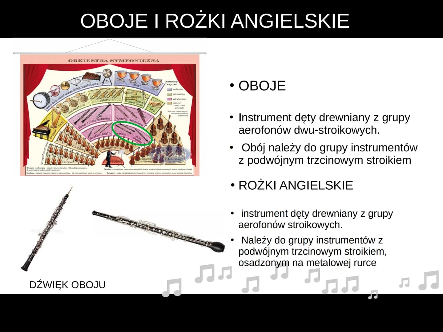ORKIESTRA SYMFONICZNA # ORKIESTRA SYMFONICZNA
beben duży, werbel, talerze, trójkąt, ksylofon, gong...
kotly
instrumenty
muzyczne:
perkus