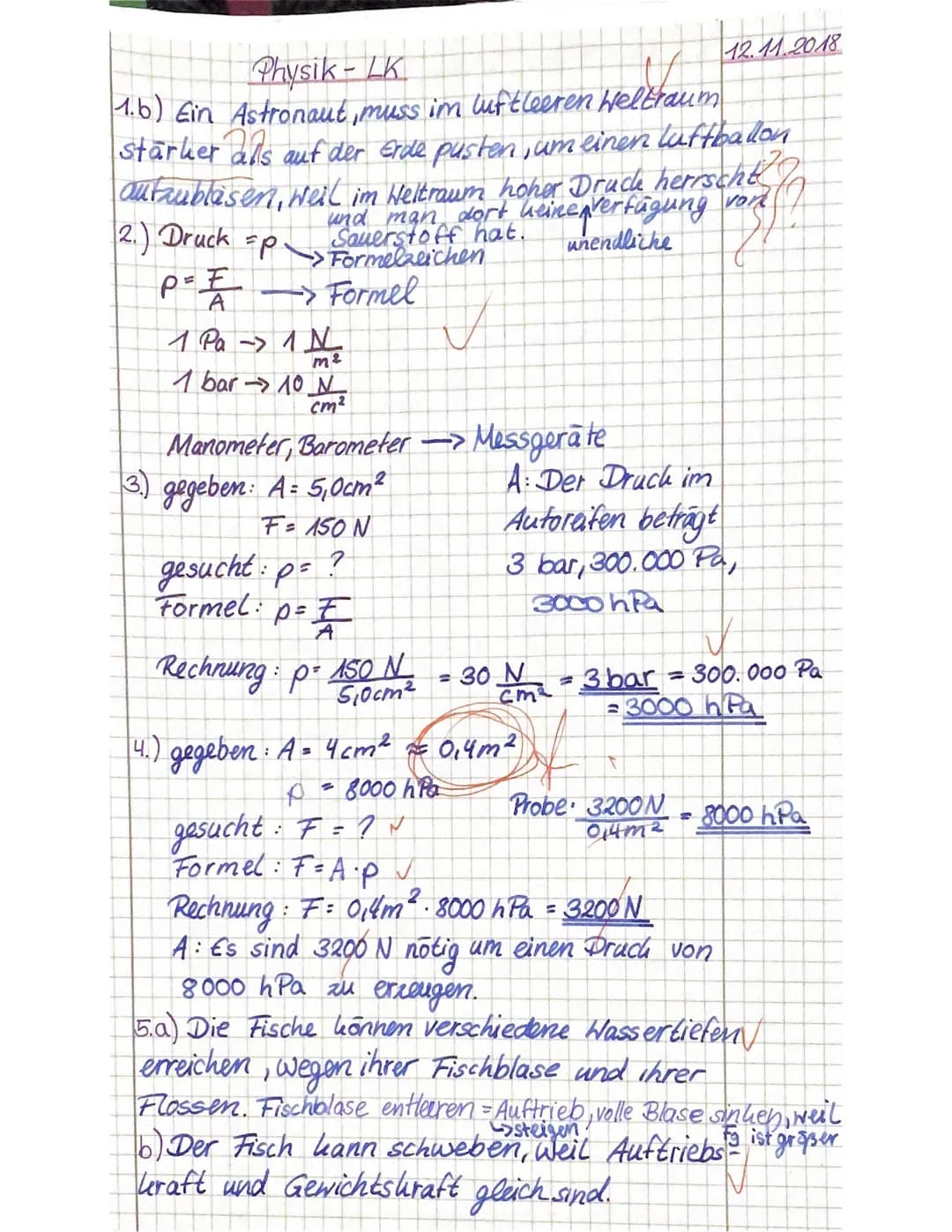 Name. Pauline von Arx
Notenspiegel
1 2 3 4 5 6 Ø
Klasse: R10b
Erreichte Punkte 29/265P
Note: gut (12)
Unterschrift:
Datum: 12.11.2018.
14