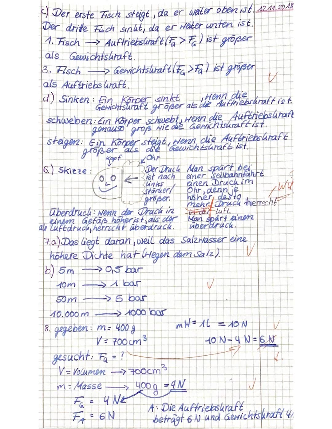 Name. Pauline von Arx
Notenspiegel
1 2 3 4 5 6 Ø
Klasse: R10b
Erreichte Punkte 29/265P
Note: gut (12)
Unterschrift:
Datum: 12.11.2018.
14