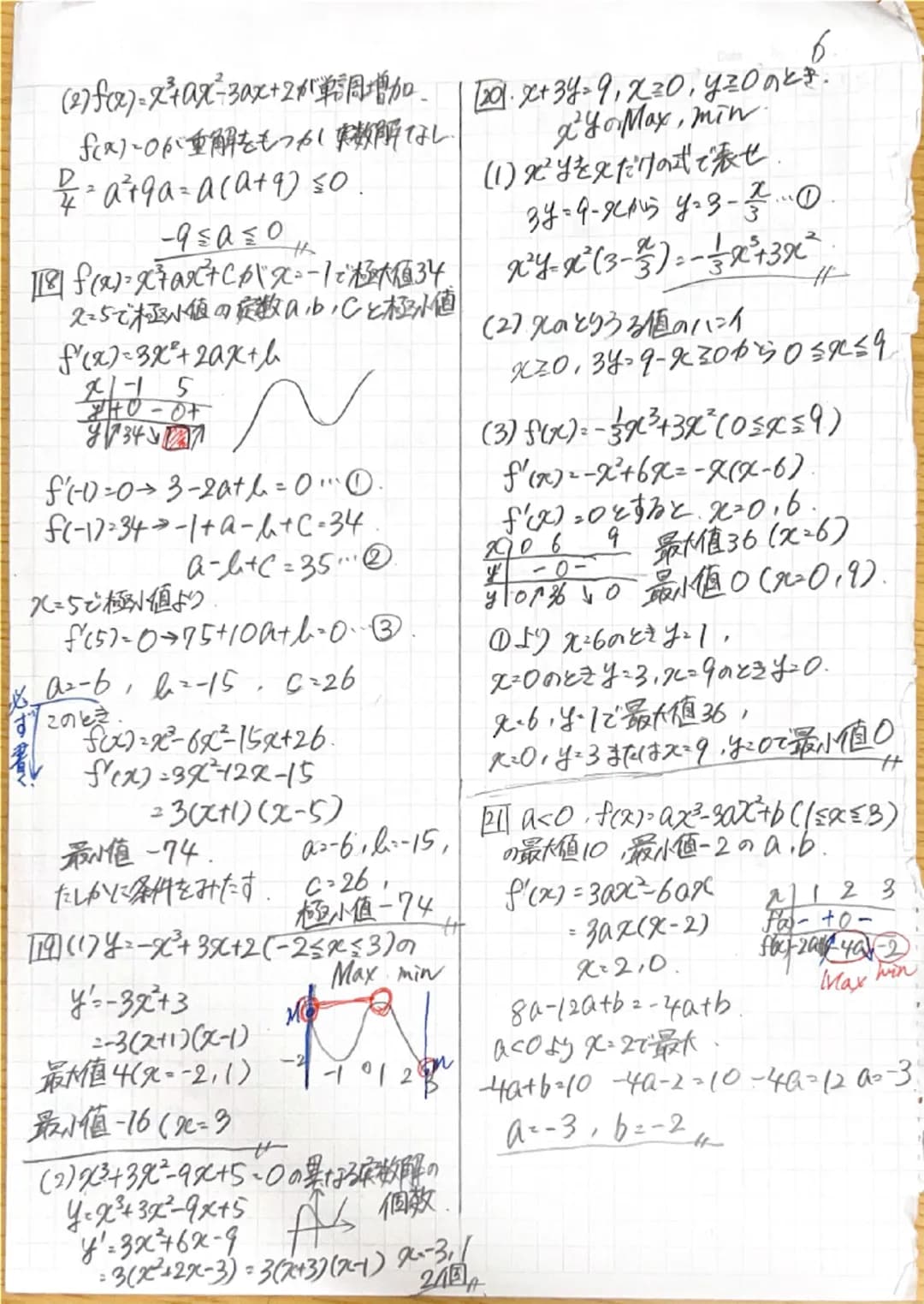 ①(1) f(x)-3-2 火パ0から2まで変化
平均变化率
(2)f(x)=x² がりからまで変化。
平均变化率。
洗
・2 (1) (im (x²-30)2-2
x1
(2) (im (s+2h) = 3
h20
(3) lim x+3 = 4 = -2
x2-32-3
