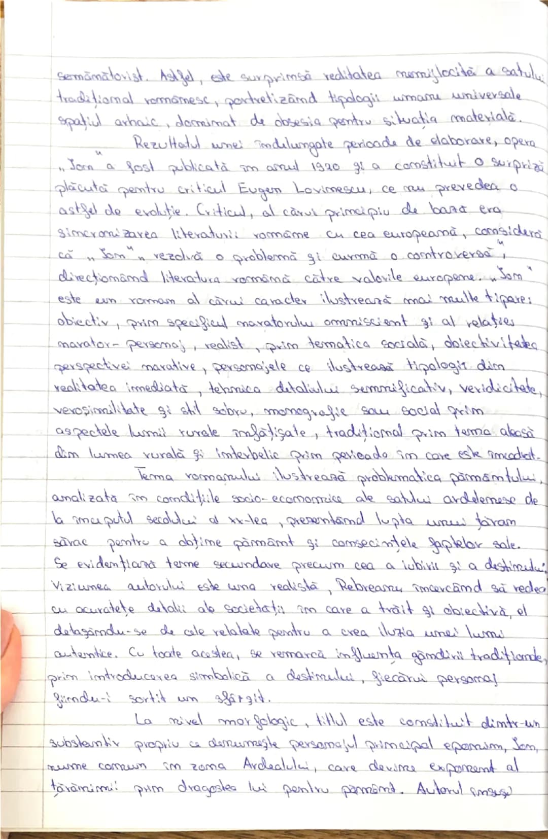 # Caracterizarea lui Som
Cuprinsă între 1918 şi 1939, perioada imterbelică se
evidenţiată în literatură printr-o deosebită dezvoltare a rom