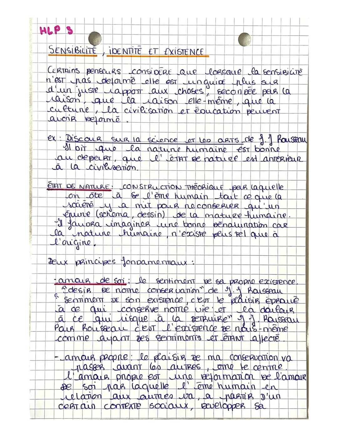 HLP 1 LES METAMORPHOS ES
DU Moi
LE MOPOURRAIT ōme Definit PAR JUN SENTIMENT ET
une connaissance du sujet PAR lui même. auquel
il ACCEDE PAR
