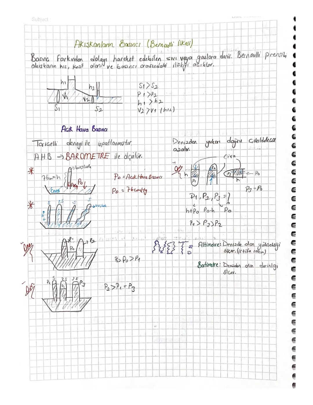 Subject:
2d
<2
Omel
h
d
d
P
h 3d
3d
3d
K
L
mdm> 2
Date :........
Karumayon siviler dengede ten
Sıvılar karışabilir. Ogbydı
K.L, m, nin taban
