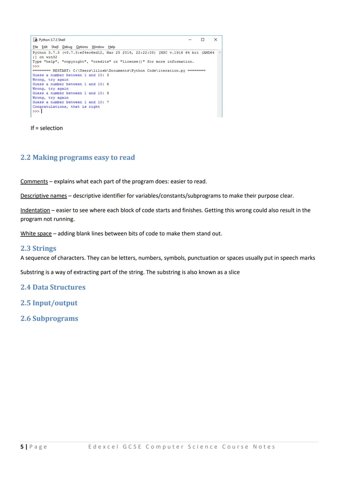 Chapter 1 Problem Solving
1.1 Algorithms
An algorithm is a set of steps that defines how a task is to be performed.
An algorithm is succe
