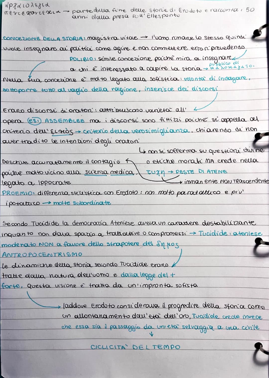 # TUCIDIDE: Stonico della guerra del Peloponneso e si ferma al lla.c
(la seconda parte viene tra Holta da Senofonte)
Stile ellittico:
LA V