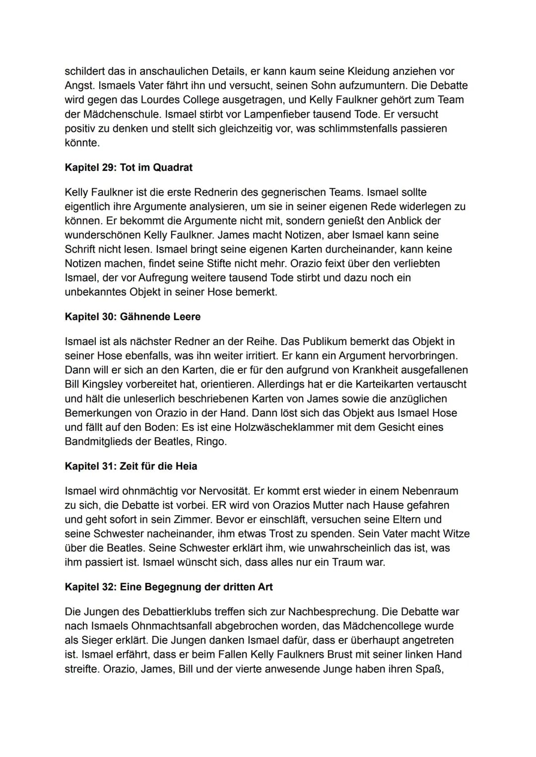 # Nennt mich nicht Ismael
Inhaltsangabe/Zusammenfassung
2006 erschien der Jugendroman „Don't Call Me Ishmael!" des australischen Autors
Mi