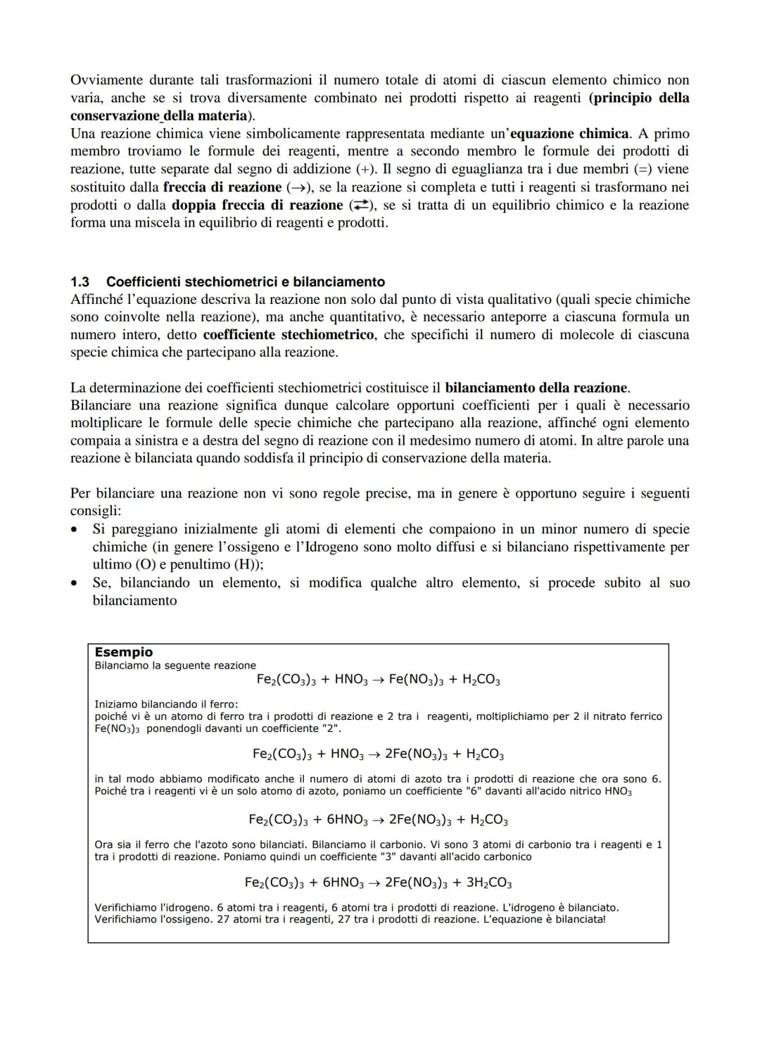 1
Sommario
1.1
1.2
1.3
1.4
1.4.1
1.4.2
1.4.3
1.4.4
Teoria atomica e leggi quantitative
La struttura della materia: atomi ed elementi
Simbolo