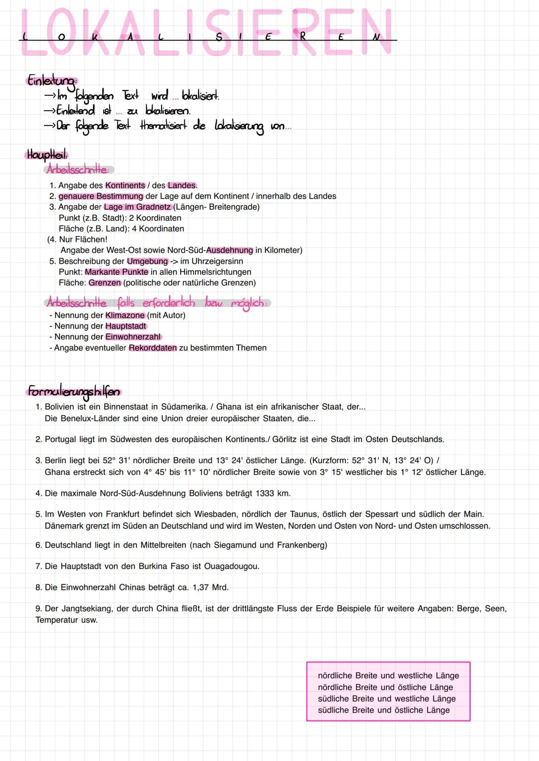 # LOKAL EEREN
Einleitung:
- →Im folgenden Text wird... Ibkalisiert.
- →Einleitend ist zu lokalisieren.
- →Der folgende Text thematisiert di