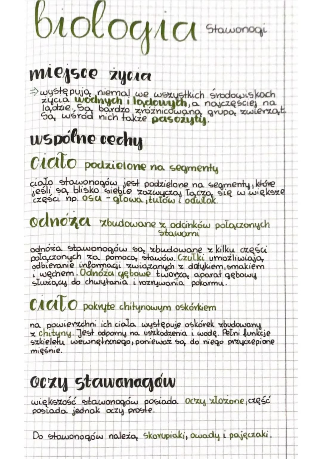 # biologia Stawanogi
## miejsce życia
$
Rightarrow$ występują niemal we wszystkich środowiskoch
życia wodnych i lodowych, a najczęściej na