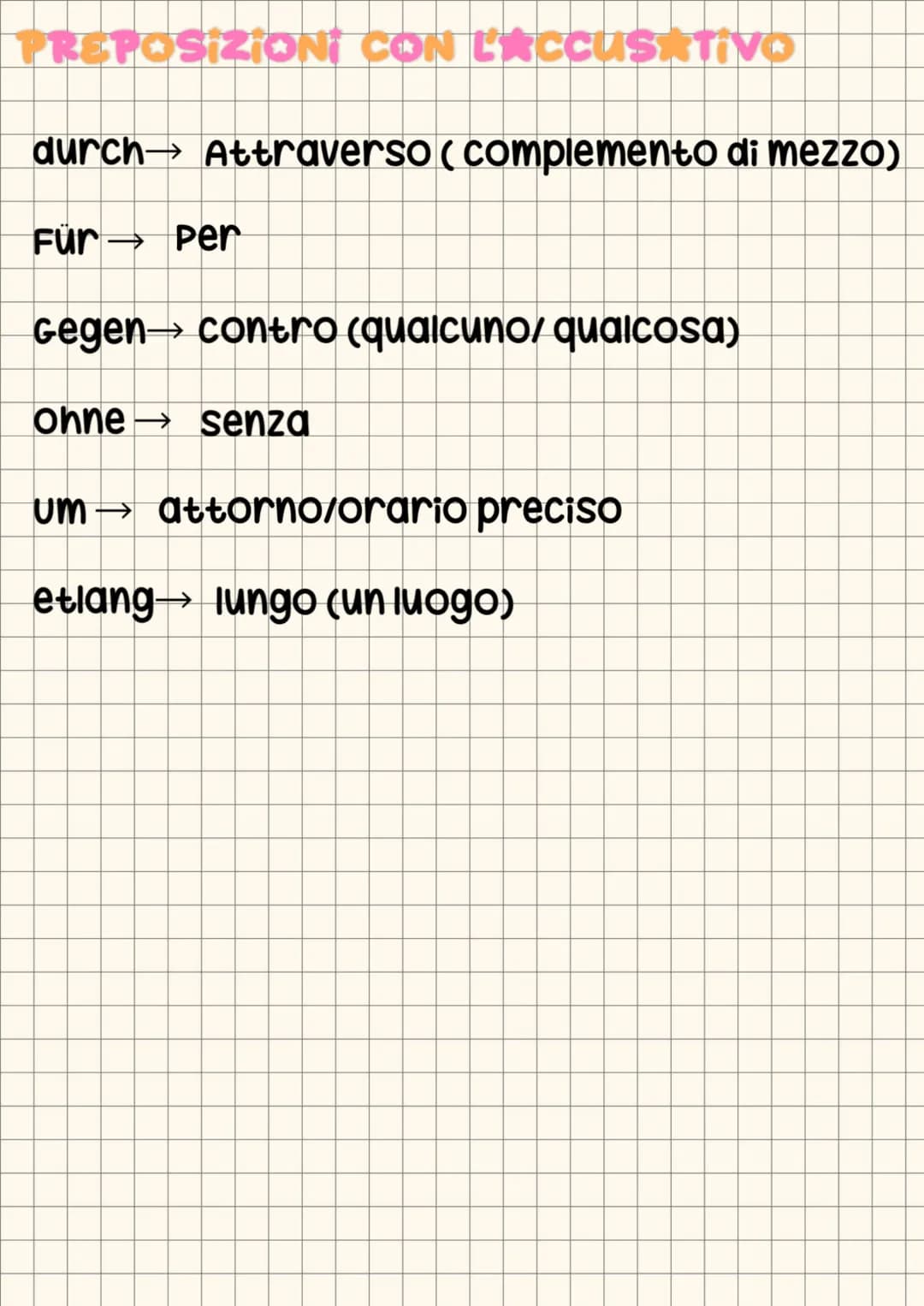 # PREPOSIZIONI CON IL DATIVO
Significato
Aus di, da (provenienza, moto da luogo, provenienza dal luogo chiuso
o limitato o anche figurato