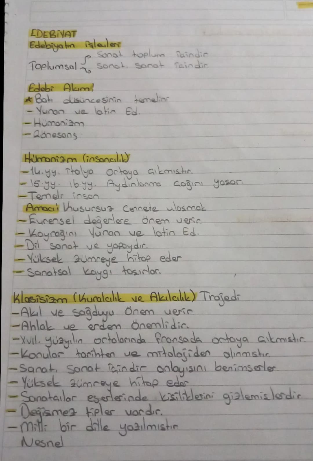 EDEBİYAT
Edebiyatın işleuleri
Sonat toplum Taïndir.
Toplumsal Sonat, sonat Taindic
Edebi Akım!
* Batı disüncesinin temelior
- Yunon ve latin