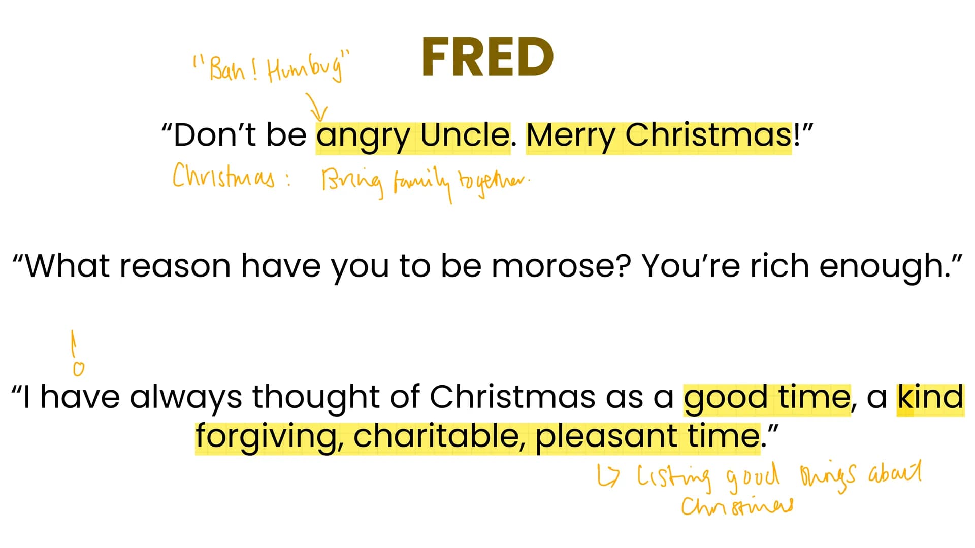 # SCROOGE
"Hard and sharp as flint"
↳ simile
↳ Scrooge can be peruered 1s
be dangerous, rude and
"Solitary as an oyster"
Simile
匕
Trapped,
