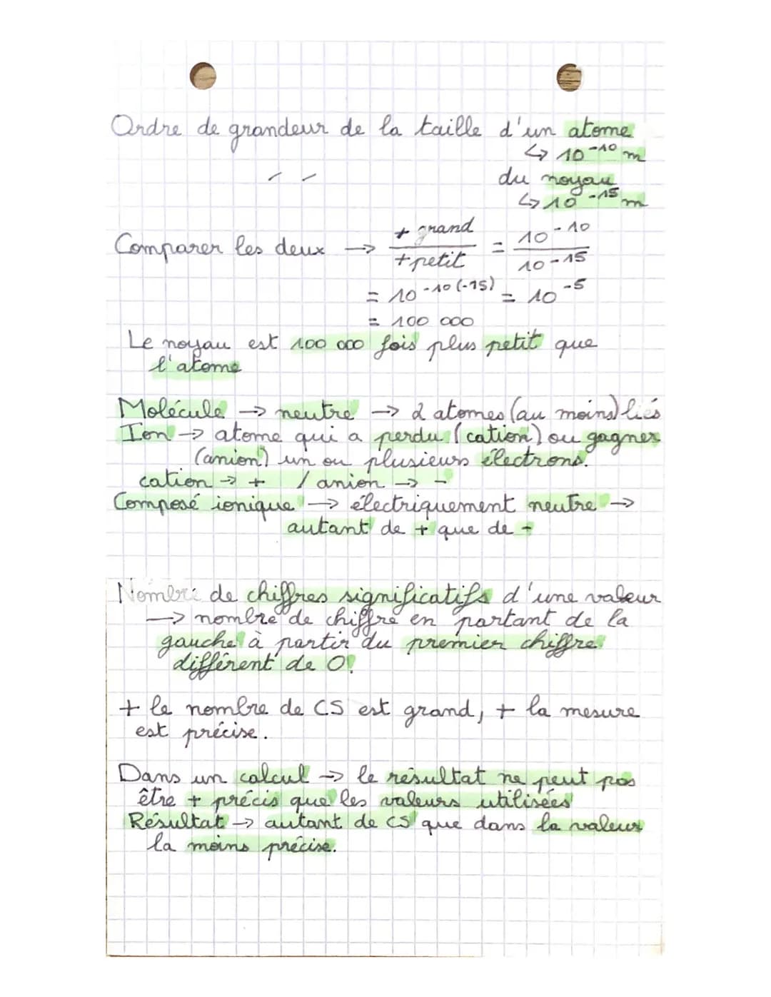 ~ Chimie ~
ISEPI
23
20201
Chap. 1: Identité de la matière à l'échelle
microscopique
Un atome est électriquement neutre
constitué d'un noy