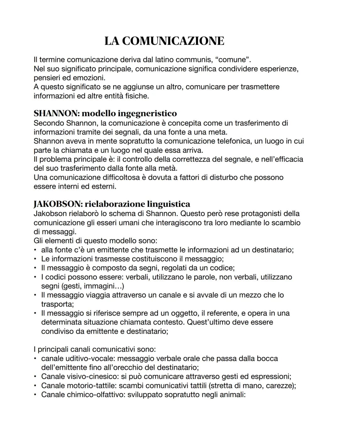 # LA COMUNICAZIONE
Il termine comunicazione deriva dal latino communis, "comune".
Nel suo significato principale, comunicazione significa c